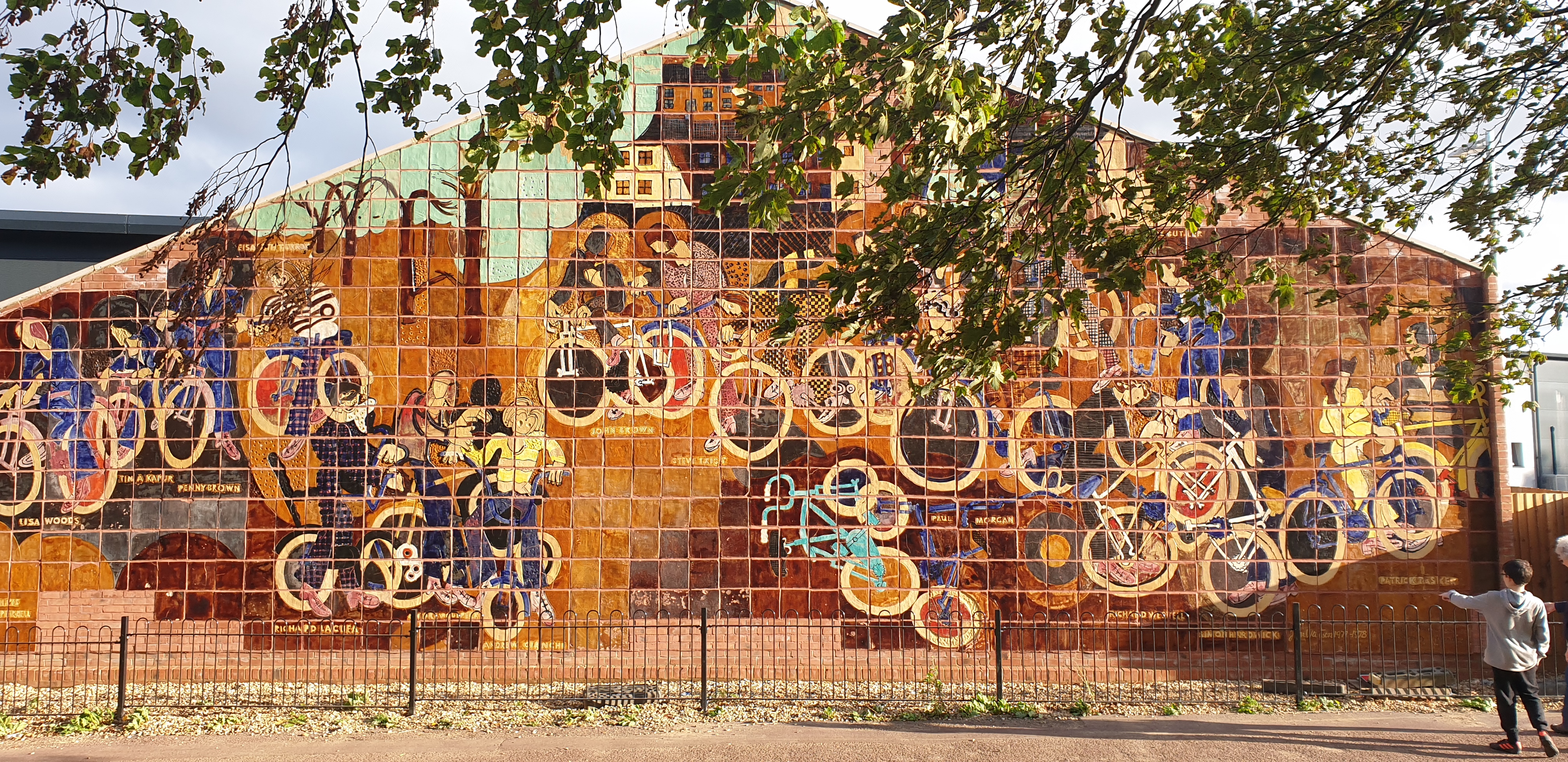 Cycle Wall Mural, Stantonbury